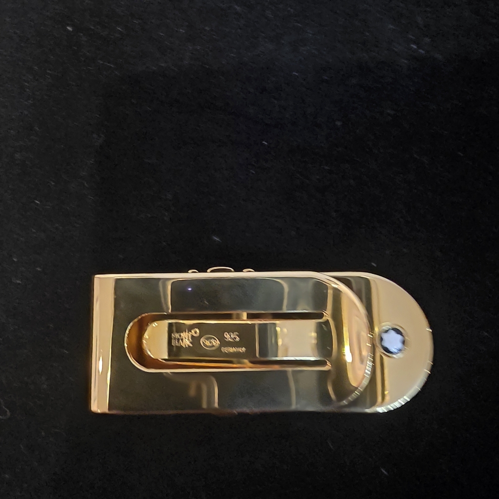 Montblanc Gold Vermeil/ 925 Silver Money Clip. Made In Germany (NWT) - Picture 9 of 17